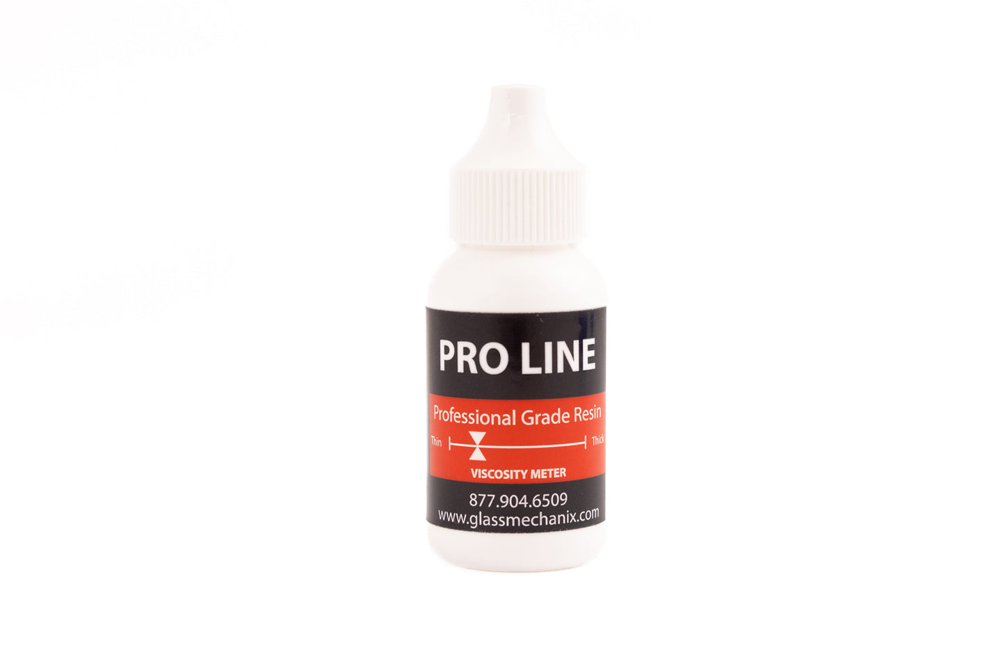 Glass Mechanix Pro Line professional grade windshield repair resin bottle
