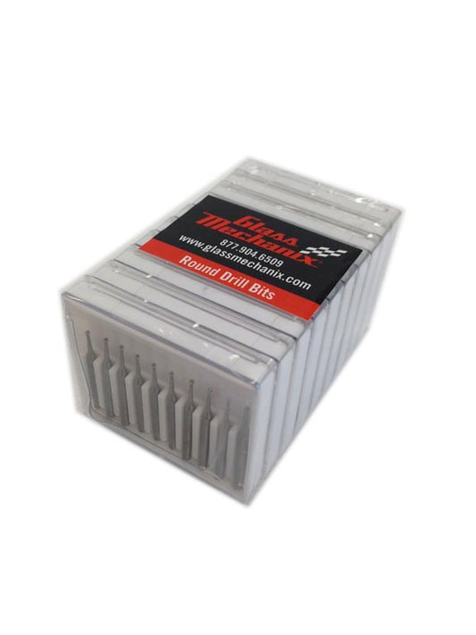 Carbide Drill Bits, Round, Qty 100