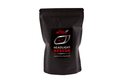 Glass Mechanix Headlight Rescue product bag close-up