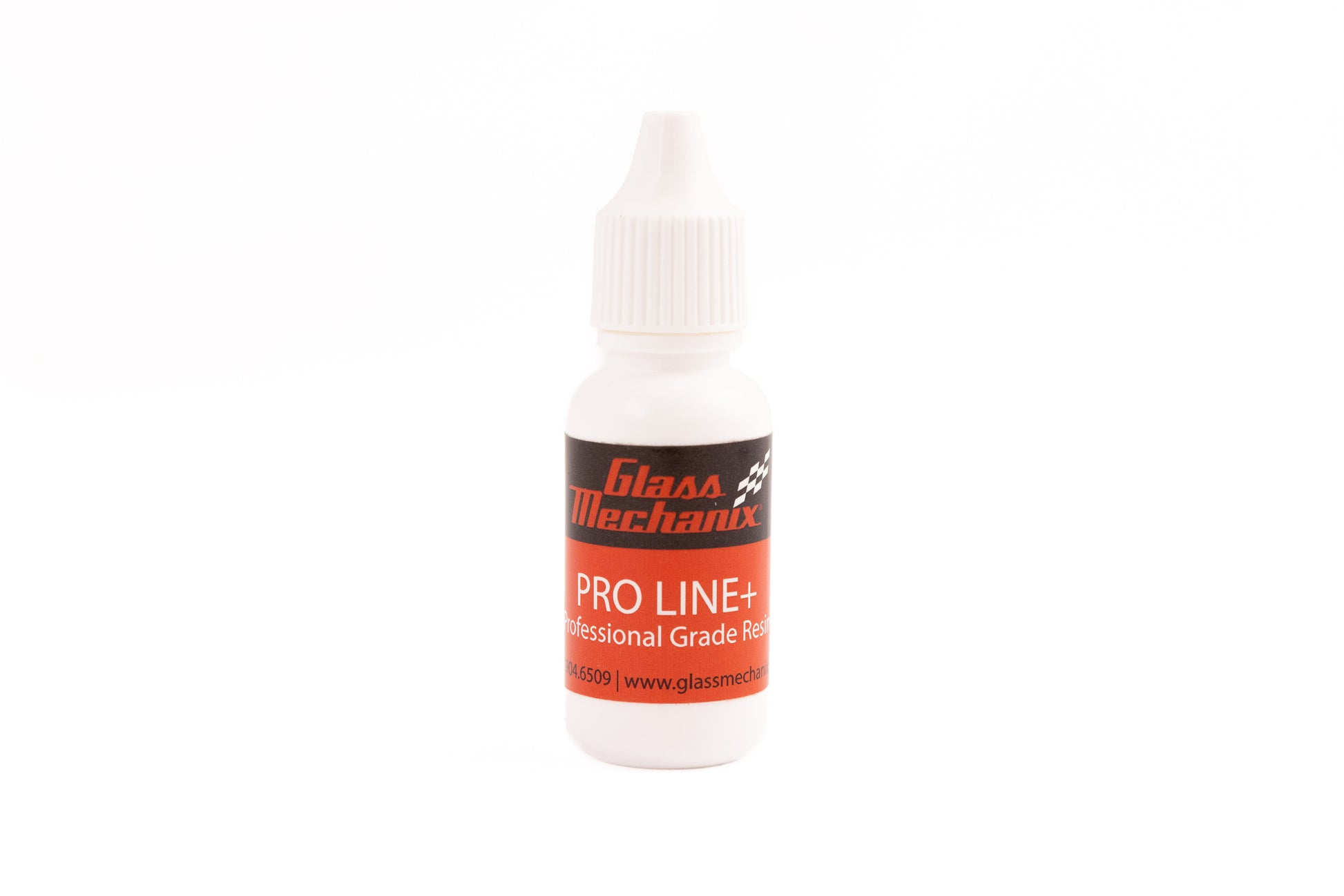 Glass Mechanix Pro Line professional grade windshield repair resin bottle