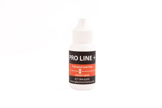 Glass Mechanix Pro Line professional grade windshield repair resin bottle