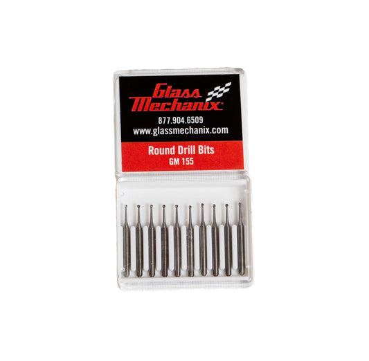 Carbide Drill Bits, Round, Qty 10