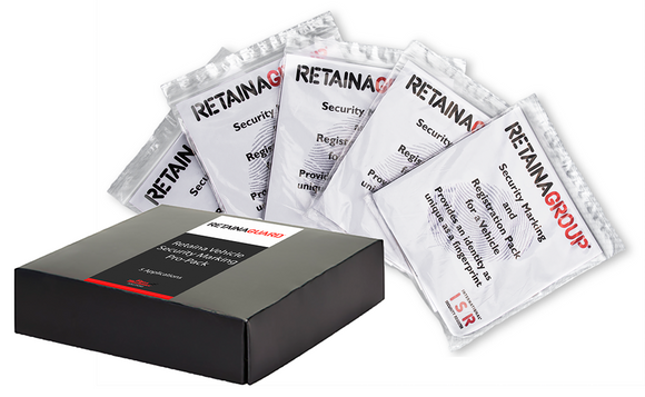 RetainaGuard Vehicle Security Marking Pro-Pack (5 Applications)